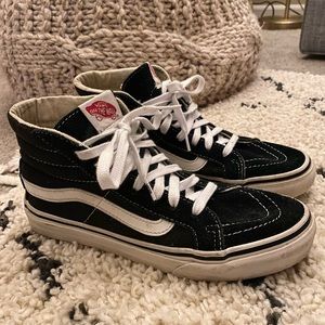 Vans Black Sk8-Hi sneakers